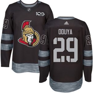 Kinder Ottawa Senators Eishockey Trikot Johnny Oduya #29 Authentic Schwarz 1917-2017 100th Anniversary